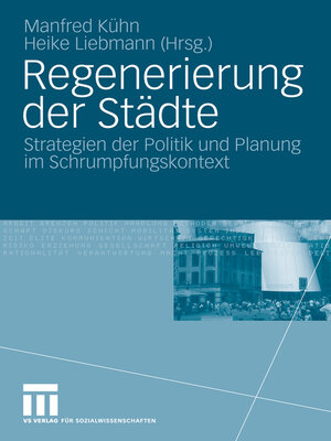 cover image of Regenerierung der Städte
